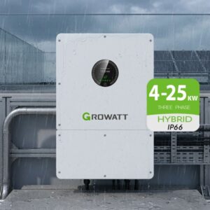 Growatt 10kW 15kW 20kW 25kW Three Phase Hybrid-grid Solar Inverter EU Version with 51.2V Lithium/Lead-acid Battery WIT 4~25K-HU