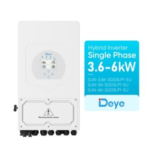 Deye Low Voltage Hybrid Energy Storage Inverter 3.6Kw 5Kw 6Kw Single Phase Solar Power Inverter